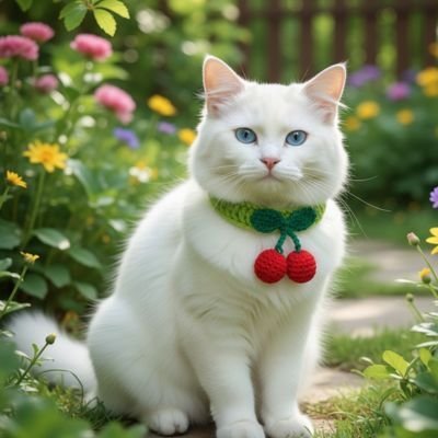 Collier pour Chat | À Motif Cerises - Chicetchat