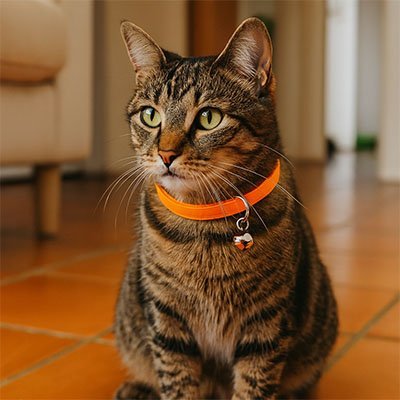 Collier pour chat | Simple - et - chic - accessoire - leger - ajustable - et - raffine - intemporel - Monminouchat