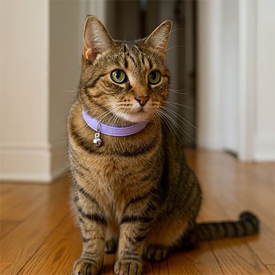Collier pour chat | Simple - et - chic - accessoire - leger - ajustable - et - raffine - intemporel - Monminouchat