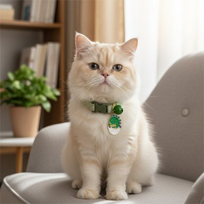 Collier Chat 