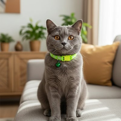 Collier Chat 