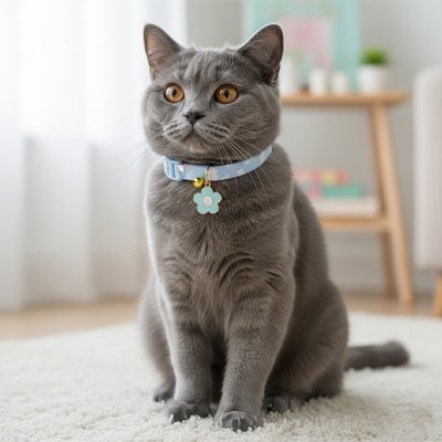 Collier Chat 