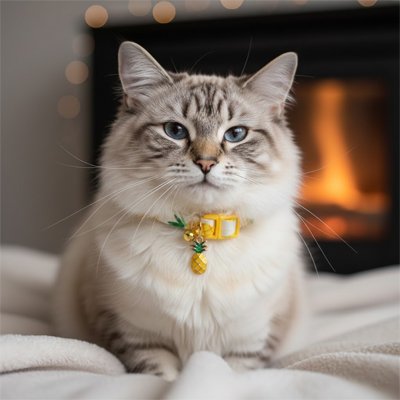 Collier Chat 