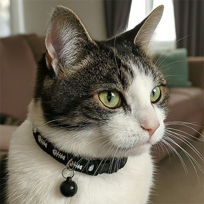 Collier Chat | Motif poisson - Collier réglable, doux et élégant - Monminouchat