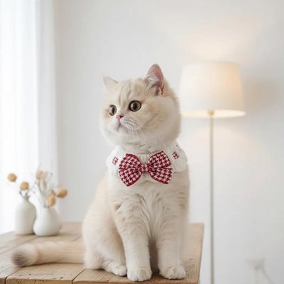 Collier Chat | Nœud papillon festif - Monminouchat