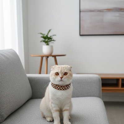Collier pour chat | Chic avec ornements perlés - Monminouchat