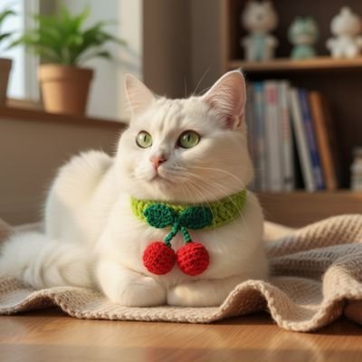 Collier pour Chat | À Motif Cerises - Chicetchat