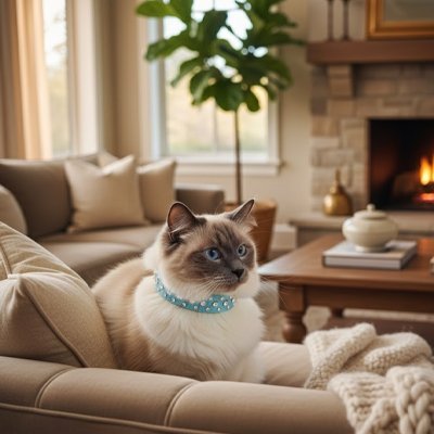 Collier pour chat | Chic avec ornements perlés - Monminouchat
