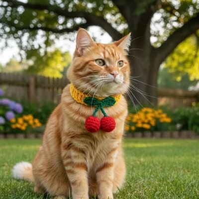 Collier pour Chat | À Motif Cerises - Chicetchat