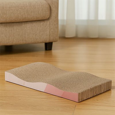 Griffoir en carton pour Chat | Griffoir ondulé carton épais - Chicetchat