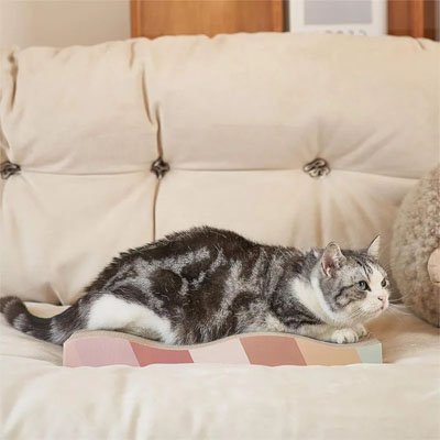 Griffoir en carton pour Chat | Griffoir ondulé carton épais - Chicetchat