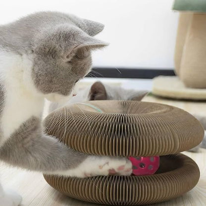 Griffoir pour chat | Tour de jeu pour chat en spirale modulable - Tunnels, cachettes ludiques et design élégant - Chicetchat