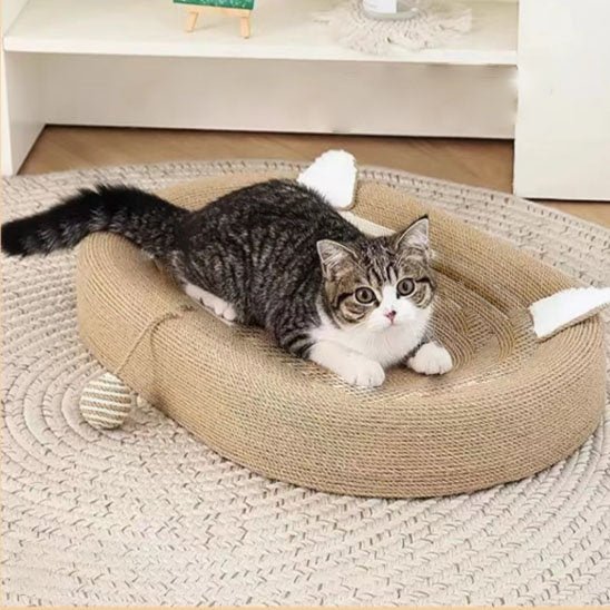 Griffoir pour chat | Ovale avec rebords surélevés - Chicetchat