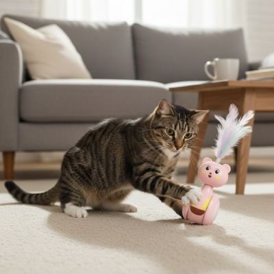 Jouet chat interactif | Gribouille - Monminouchat