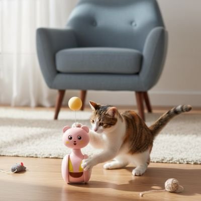 Jouet chat interactif | Gribouille - Monminouchat