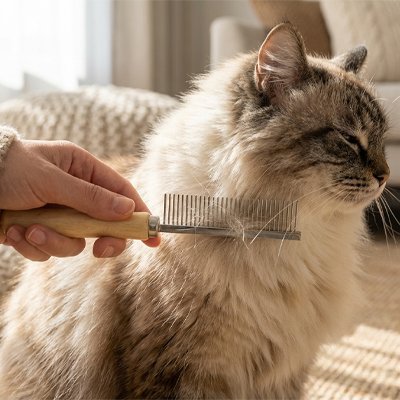 Peigne pour Chat Anti - nœuds | SoyeuxPro - Chicetchat